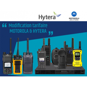 Changement de prix Motorola & Hytera